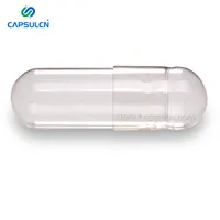 CapsulCN आकार 00 0 स्टॉक में अलग जिलेटिन कैप्सूल हार्ड कैप्सूल से व्युत्पन्न गोजातीय कच्चे माल पारदर्शी कैप्सूल
