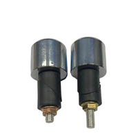Tapones de Extremo de Manillar para Motocicleta TVS HLX125, Amortiguadores de Vibración con Peso
