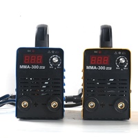 Soudeuse à Arc MMA Haute Efficacité Soldadora MMA-300 220V Mini Machine à Souder Portable à Inverseur DC avec Force d'Arc Stable pour Soudage à l'Arc à l'Electrode