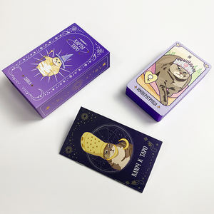 Luxe Papieren Bordspel Kaartspellen Op Maat Bedrukt Logo Uw Eigen Ontwerp Tarotdekken Met Reisgids - Product Image 5