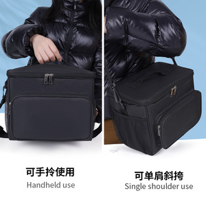 Portable Insulated Lunch <b>Bag</b> <b>30L</b> Square Cooler With Crossbody Strap For Picnic Outdoor Use - Product Image 4