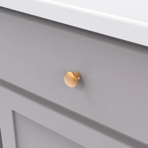 Solid Spherical <b>Brushed</b> Aluminum Alloy Cabinet Drawer Door <b>Handles</b> for <b>Kitchen</b> in Modern Minimalist Style - Product Image 3