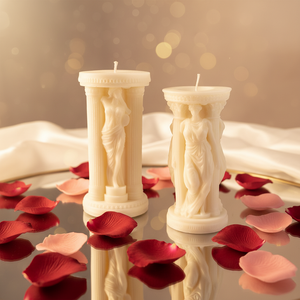 Vela Aromática con Estatua de la Diosa Atenea N-071, Vela Perfumada de Vainilla Hecha a Mano en <span class=keywords><strong>Francia</strong></span> con Cera de Soja, Adorno para el Hogar de Estilo Europeo - Product Image 2