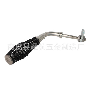 Poignée à ressort Yaohang M8 M10 en métal poli pour accessoire de porte de foyer, chaudière, poêle, four - Product Image 2
