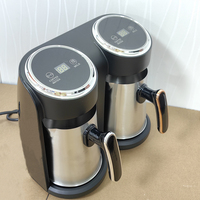 Chaudière à café électrique, machine à café turque, cafetière automatique à double tasse en acier inoxydable