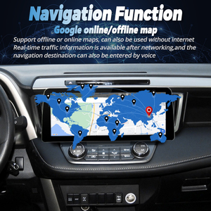 12,3 '1920*720 pantalla <span class=keywords><strong>Android</strong></span> 13 reproductor de vídeo para coche Radio Estéreo para Toyota RAV4 2013-2016 GPS Multimedia Carplay unidad principal 128GB - Product Image 4