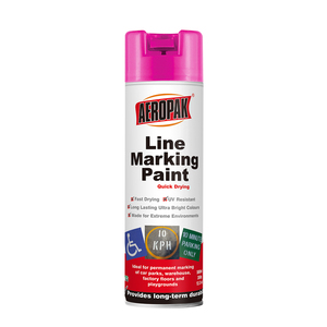 สีพ่นทำเครื่องหมายถนน Aeropak 500 มล. แบบสเปรย์  เป็นมิตรกับสิ่งแวดล้อม สีที่ปรับแต่งได้  สำหรับงานพ่นเคลือบผิวทาง - Product Image 2