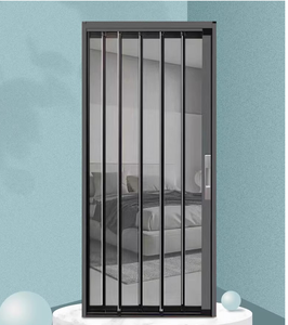 20 bền nhôm lưới gấp cửa Thiết kế hiện đại Bug <span class=keywords><strong>Net</strong></span> thông gió Màn hình thép không gỉ lưới côn trùng bằng chứng chống cháy - Product Image 2