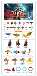 Popolare <span class=keywords><strong>Gioco</strong></span> da Tavolo Americano THOR LOVE and THUNDER in Metallo, <span class=keywords><strong>Gioco</strong></span> di Caccia ai Pesci in Inglese per Tavolo da <span class=keywords><strong>Gioco</strong></span> - Product Image 4