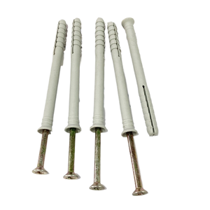 Cheville d'expansion en plastique pour fixation à marteau, vis, <span class=keywords><strong>clou</strong></span>, cheville murale, finition galvanisée, tête hexagonale, filetage M6 - Product Image 4