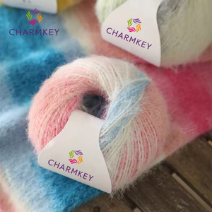 Vente en gros de cils chauds en vison pour bébé fil de <span class=keywords><strong>laine</strong></span> mélangé pour bébés tricot à la main Crotchet - Product Image 4