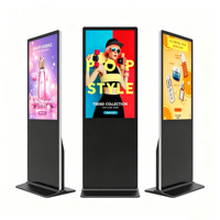 Écran tactile LED/LCD 2K 4K pour intérieur, 43/49/55/65/75/86/100 pouces, panneau d'affichage numérique, totem publicitaire, kiosque