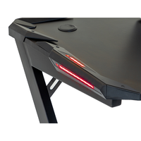 Dernier bureau d'ordinateur LED RVB Table de jeu Bureau d'ordinateur de bureau en bois