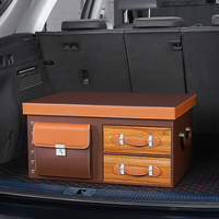 Organisateur de coffre de SUV, boîte de rangement de cargaison, grande capacité, multi-compartiments, robuste, tout-terrain, durable, anti-poussière, 4x4, camping