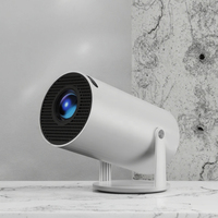 Projecteur portable Dazzler Android 11 4K natif 720P 150 ANSI double Wifi6 BT5.0 pour utilisation en extérieur, équipement de présentation