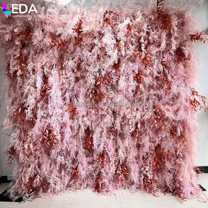 LEDA - Nuevas Paredes de Flores Artificiales 3D Personalizadas, Decoración para Bodas y Fiestas, Fondo de Pared de Flores - Product Image 1