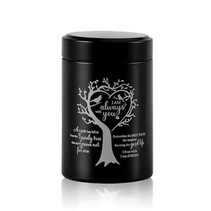 Petites urnes pour cendres humaines, urnes miniatures de 2,75 pouces en forme d'arbre de vie pour animaux de compagnie, urnes commémoratives en aluminium pour cendres - Product Image 5