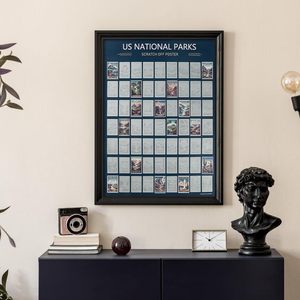 Mapa Rascable <span class=keywords><strong>de</strong></span> los Parques Nacionales <span class=keywords><strong>de</strong></span> EE. UU. con Logotipo Personalizado, Póster con Lista <span class=keywords><strong>de</strong></span> Verificación, Decoración <span class=keywords><strong>de</strong></span> Pared para Viajes y Aventuras - Product Image 1