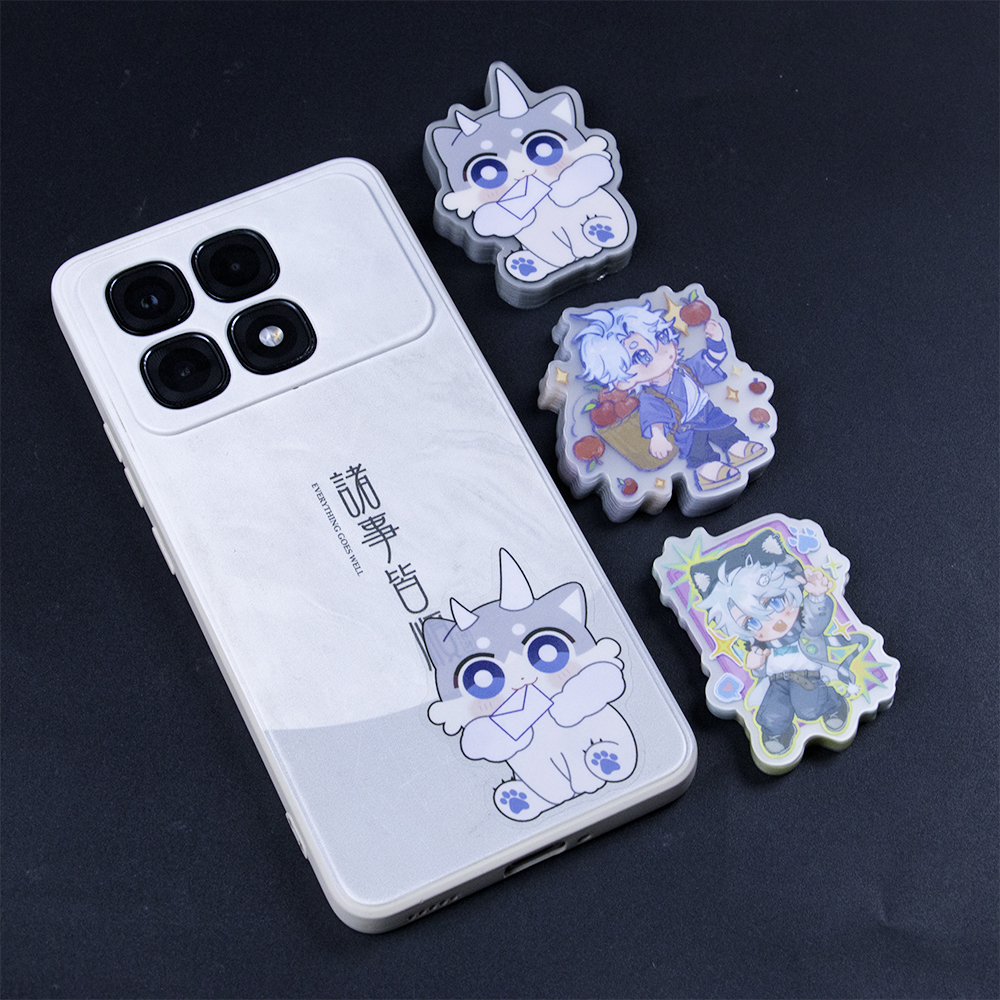 Custom Printing Die Cut Cartoon Vinyl Stickers Personalized Waterproof Print Cute Phone Anime Stickers
