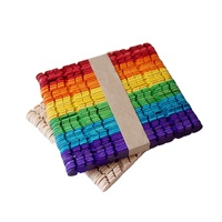 Bâtonnets en bois écologiques en gros pour artisanat, glaces, café, usage domestique, et moules à glaçons en forme de fruits pour la préparation de glaces et de boissons.
