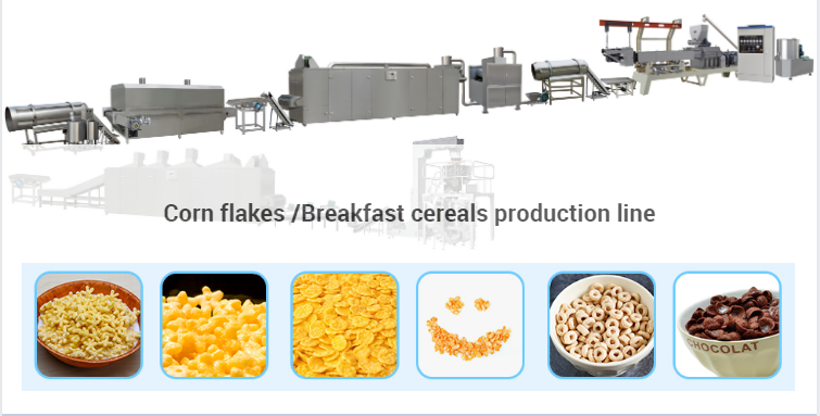 Stainless Steel Alloy Screw Corn Snacks Making Machine Small