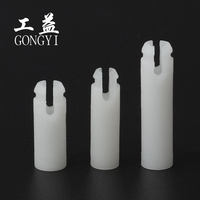 Entretoise professionnelle en nylon pour PCB, à trou traversant, M4 25mm, à sertissage, pour trou de 5.9mm, pour élévation de carte OEM, entretoise de carte de circuit imprimé, PA66, RoHS