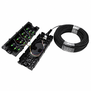 กล่องกระจายไฟเบอร์ออปติกแบบติดตั้งภายนอกอาคาร IP68 MST 12 พอร์ต สำหรับขายส่งจากโรงงาน พร้อมซีลยางกันน้ำแบบเจล SC APC LC สำหรับติดตั้งบนเสาและผนัง - Product Image 3