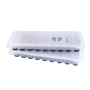Bac à glaçons en silicone 9 compartiments grande taille avec couvercle, facile à démouler, pour usage domestique - Product Image 2