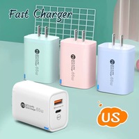 Chargeur rapide pour téléphone portable USB Type C 65W, prise EU US UK, adaptateur de voyage USB-C 65W pour Samsung/Xiaomi/Huawei
