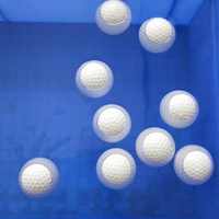 Pelotas de Golf de Goma Personalizadas con Diseño Flotante, Duraderas, Ecológicas y Portátiles para Práctica de Golf