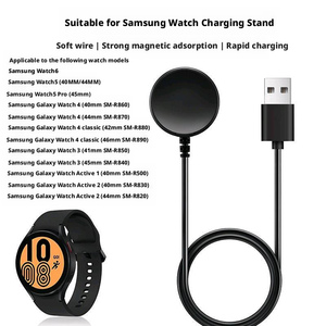 Câble de charge magnétique pour <span class=keywords><strong>montre</strong></span> Samsung Watch7/6/<span class=keywords><strong>5</strong></span>/4Pro, compatible avec la base de charge magnétique <span class=keywords><strong>Galaxy</strong></span> 3/Active2 - Product Image 2