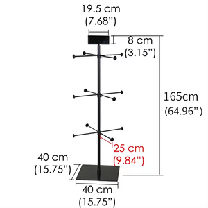 Modern Metal Iron Handbag Flooring Shelf Stand Retail Organizer <strong>Display</strong> <strong>Rack</strong> for <strong>Bag</strong> Storage - Product Image 2