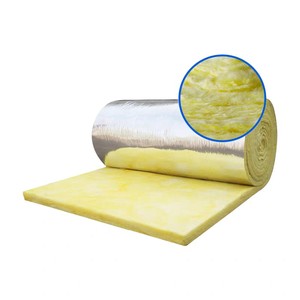 Rouleau <span class=keywords><strong>de</strong></span> <span class=keywords><strong>laine</strong></span> <span class=keywords><strong>de</strong></span> <span class=keywords><strong>verre</strong></span> en aluminium, couverture ignifuge pour conduits HVAC, toit métallique, <span class=keywords><strong>isolation</strong></span> thermique et acoustique des murs - Product Image 1