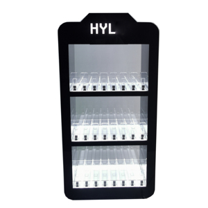 Phụ Kiện Hút Thuốc Có Đèn LED Màu Điều Khiển Từ Xa Giá Trưng Bày Chất Lỏng Thuốc Lá Giá Trưng Bày Đẩy Thuốc Lá Pop 3 Tầng - Product Image 1