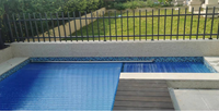 Couverture de piscine étanche automatisée d'utilisation de piscine rectangulaire en gros de Chine, rouleau de piscine creusée
