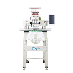 เครื่องปักคอมพิวเตอร์อเนกประสงค์ 3 in 1 แบบหัวเดียว 9 เข็ม สำหรับปักเสื้อผ้า/งานปักแบบเรียบ/ปักหมวก ได้รับมาตรฐาน CE สำหรับงานปักโมโนแกรม - Product Image 1