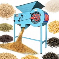 Machine de décorticage de céréales à forte aspiration d'air, tamis vibrant à double étage, nettoyeur efficace pour l'élimination des balles, de la poussière et des pierres