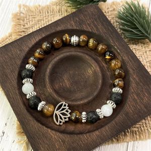 Bracelet en pierre naturelle avec perles de verre colorées pour l'équilibre émotionnel – Meilleure vente, sans intermédiaire, service d'étiquetage SKU - Product Image 1