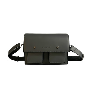 Sac bandoulière carré <span class=keywords><strong>tendance</strong></span> pour <span class=keywords><strong>homme</strong></span> 2026 en cuir végétalien imperméable – Sac messager urbain quotidien léger - Product Image 6