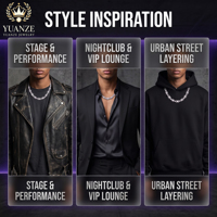 Collier Hip Hop pour Homme en Moissanite Personnalisé, Chaîne à Maillons en Fil Barbelé Entièrement Micro-Pavée, Bijou Statement Effet Glacé, Vente en Gros