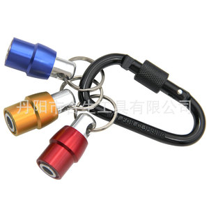 Llavero de Colores Mr Drill con Liberación Rápida, Herramienta de Enchufe Hexagonal de 1/4 Pulgada, Juego de 3 Piezas de Aleación de Aluminio para Reparación Automotriz - Product Image 2