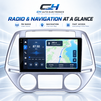 Autoradio Android 9 pouces pour Hyundai I20 2015-2018, WiFi BT GPS CarPlay Android Auto AHD 4+64G Lecteur multimédia