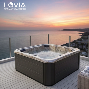 En stock : Spa à remous pour 5 personnes, spa de fabrication, <span class=keywords><strong>spas</strong></span> de massage, spa extérieur, jacuzzi extérieur, baignoire intérieure - Product Image 1