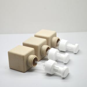 250/400ml <span class=keywords><strong>paille</strong></span> de blé contenant de savon liquide moussant distributeurs de savon moussant bouteilles de savon rechargeables sans Bpa avec pompe - Product Image 4