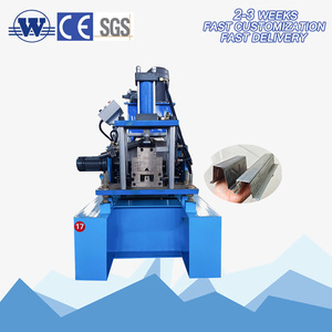 Machine de formage à froid pour poutres et profilés en acier Omega, 7KW 220V/380V, contrôlée par PLC, facile à utiliser - Product Image 1