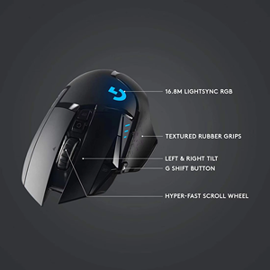 Ratón Inalámbrico para Juegos Logitech G502 HERO LIGHTSPEED, 2.4GHz, HERO 25600DPI, RGB, Apto para Jugadores de E-Sports - Product Image 6