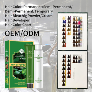 SHENGFEILING, venta al por mayor, tinte para el cabello de 68 colores, crema de larga duración de 100ml para cabello rubio, cobertura gris permanente a base de hierbas - Product Image 2