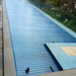 Couvercle de <span class=keywords><strong>piscine</strong></span> à moteur tubulaire 12v dc, sécurité automatique, en plastique dur, noir, transparent, vidéosurveillance - Product Image 3