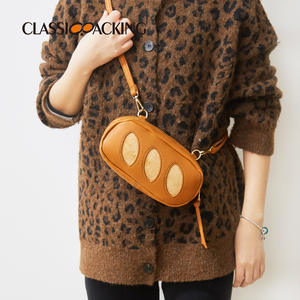 Bonito bolso de pan creativo 2025, bolso cruzado para mujer, diseño de nicho, bolso de almacenamiento de maquillaje para hombro - Product Image 1