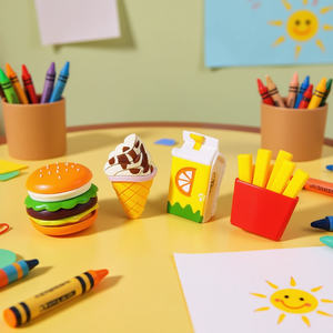 Divertidos Pasadores para el Cabello con Diseño de Dibujos Animados de 8 cm, de Plástico, para Niños, Estilo Casual - Product Image 2